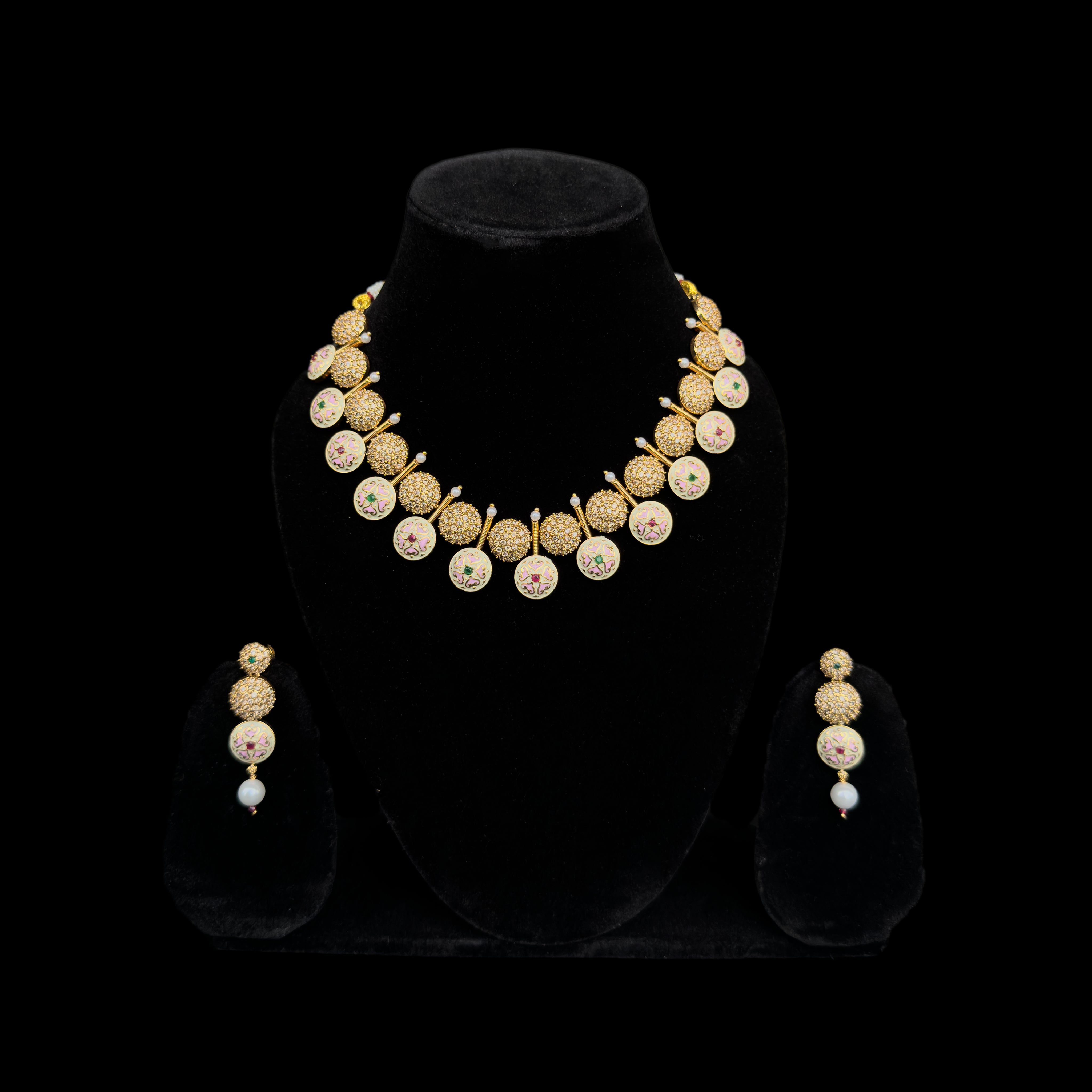 Party Wear:
Stand out with our vibrant Party Wear Collection. Designed to impress, these pieces add flair to any occasion. With a touch of premium flair, our party jewelry transforms events into stylish celebrations, helping you stand out among your friends.