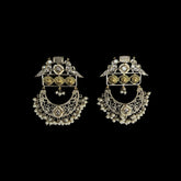 Imperial Pearl Crescent Earrings
