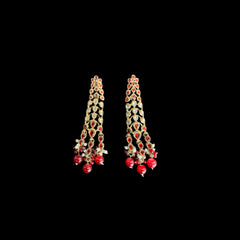 Bridal Kundan Styled Dangler Earrings – Regal Elegance