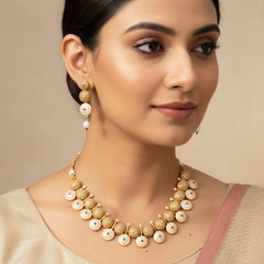 Antique Meenakari Gold Plated Necklace